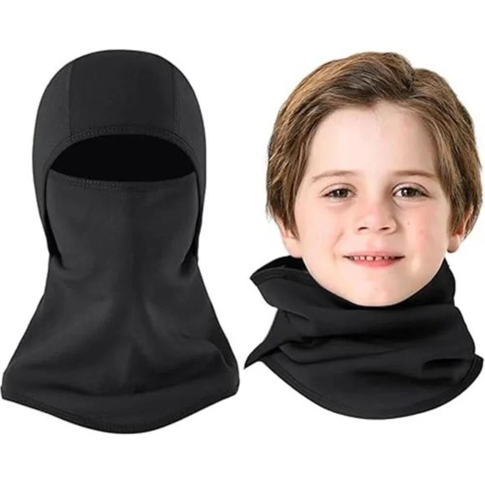 Aegend Balaclava Face Mask for Kids Age 5-12, Windproof Ski Face Neck Warmer